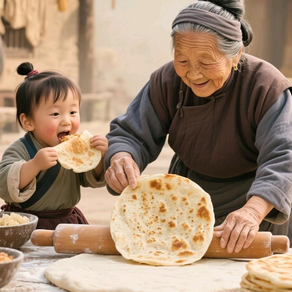 商丘古城第一家羊油烙馍鸡汤馄饨