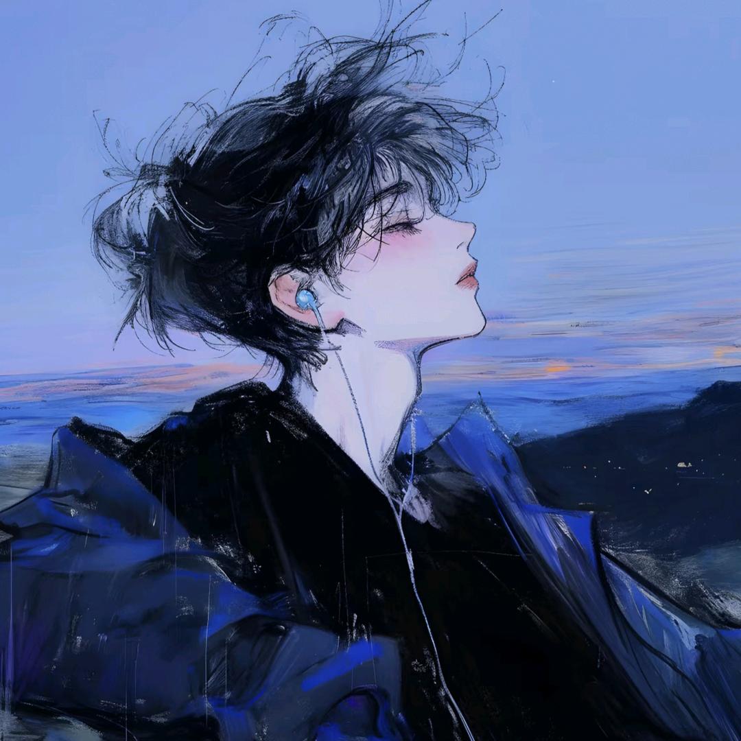 着迷。