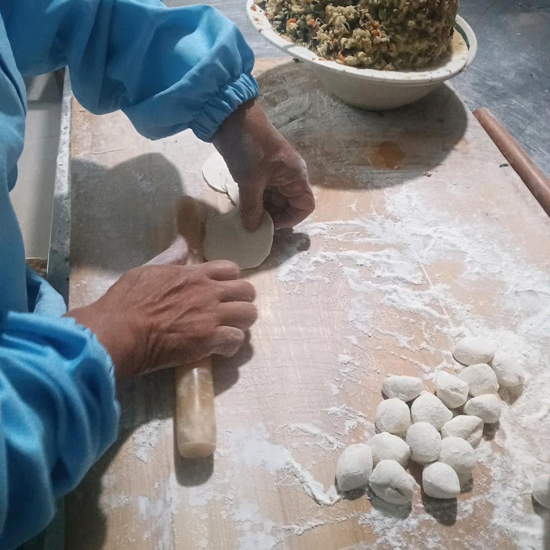 榆青人家纯手工野菜水饺