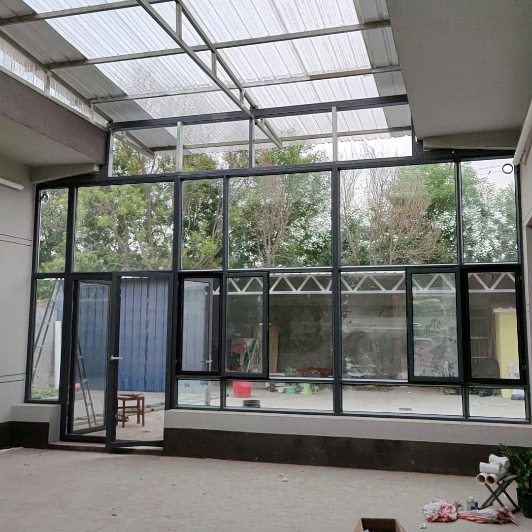 楠  楠断桥玻璃门安装