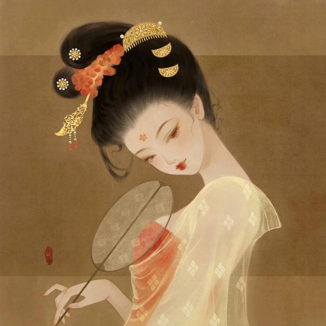 夜白 古风梳妆
