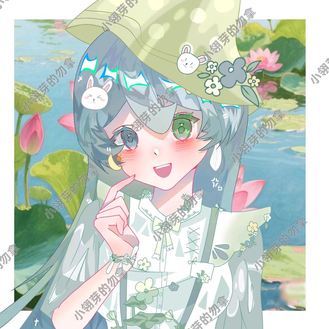 风吻翎芽发梢💫