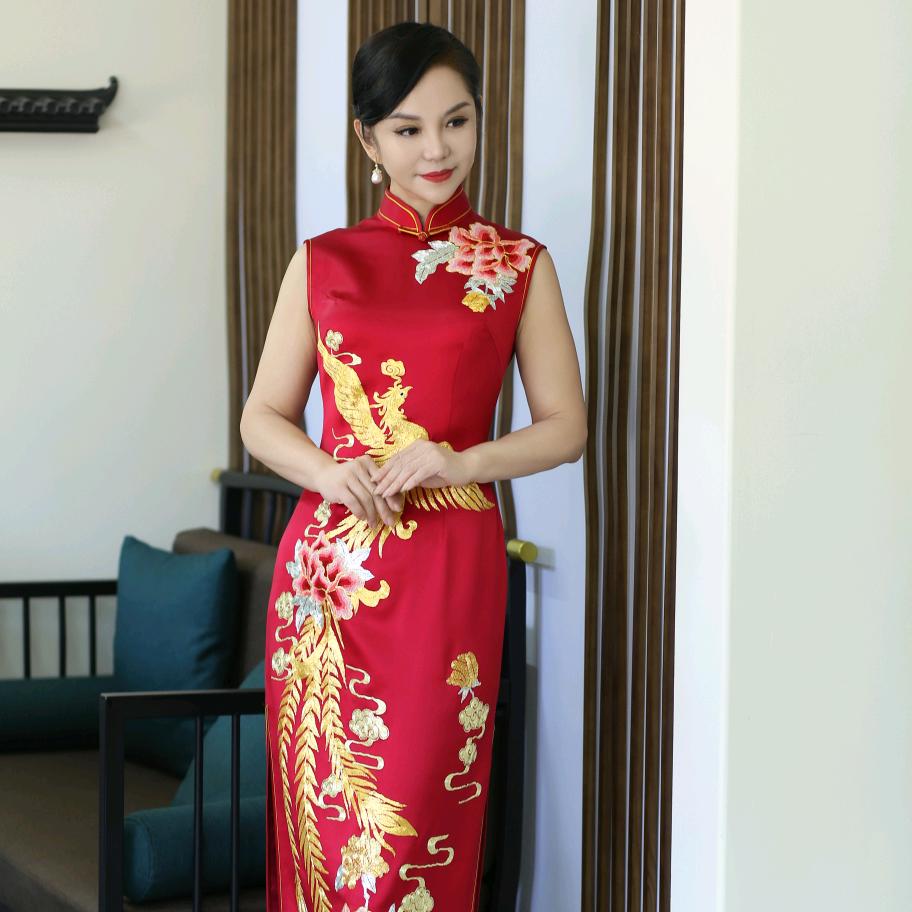 济南宽厚里金扣子旗袍定制