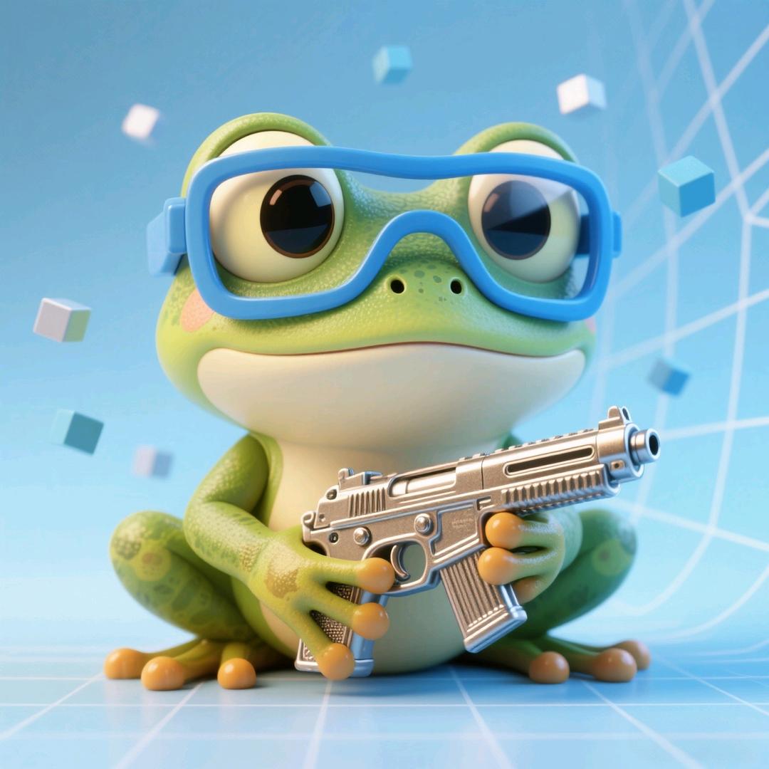 小青蛙3D打印模型DIY手工