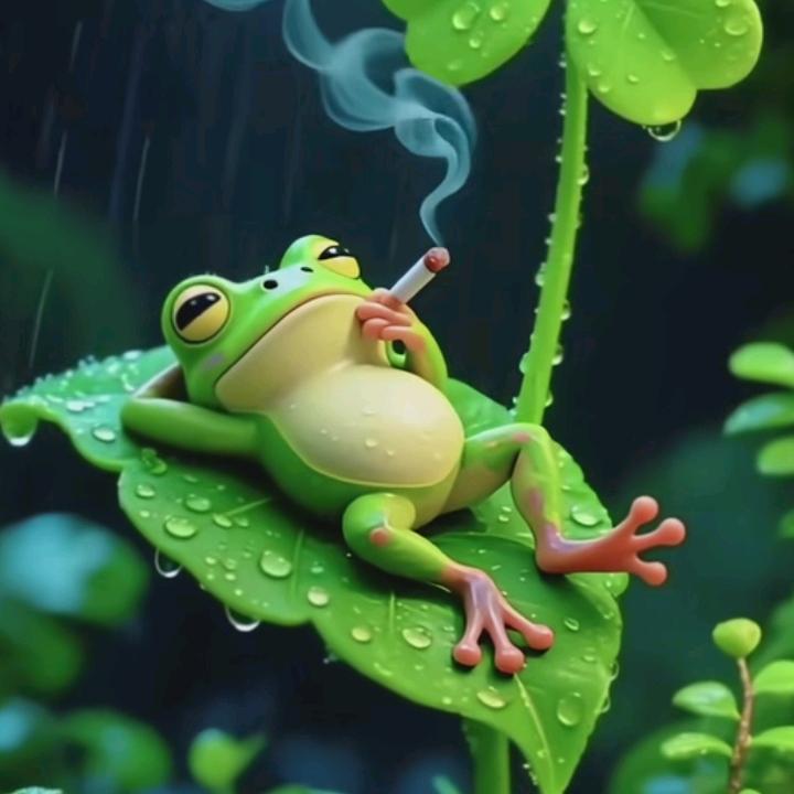 撑着肚子等大饼