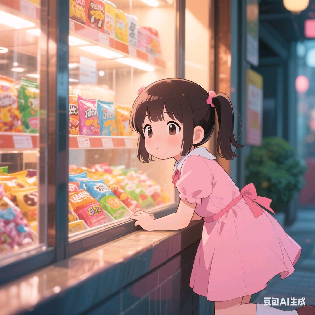 爱吃零食的小美