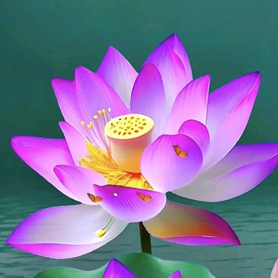淡然一笑