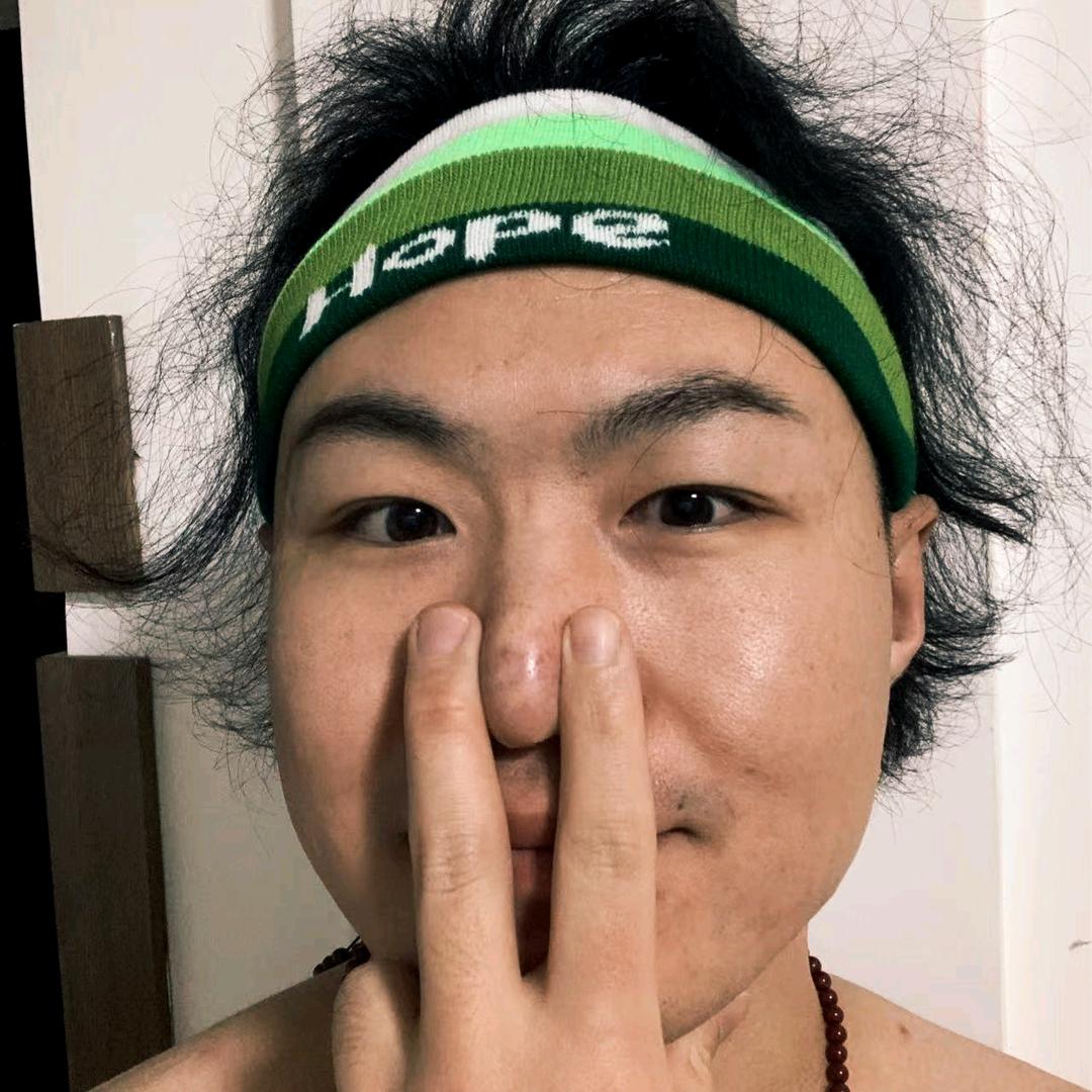 红绿发带