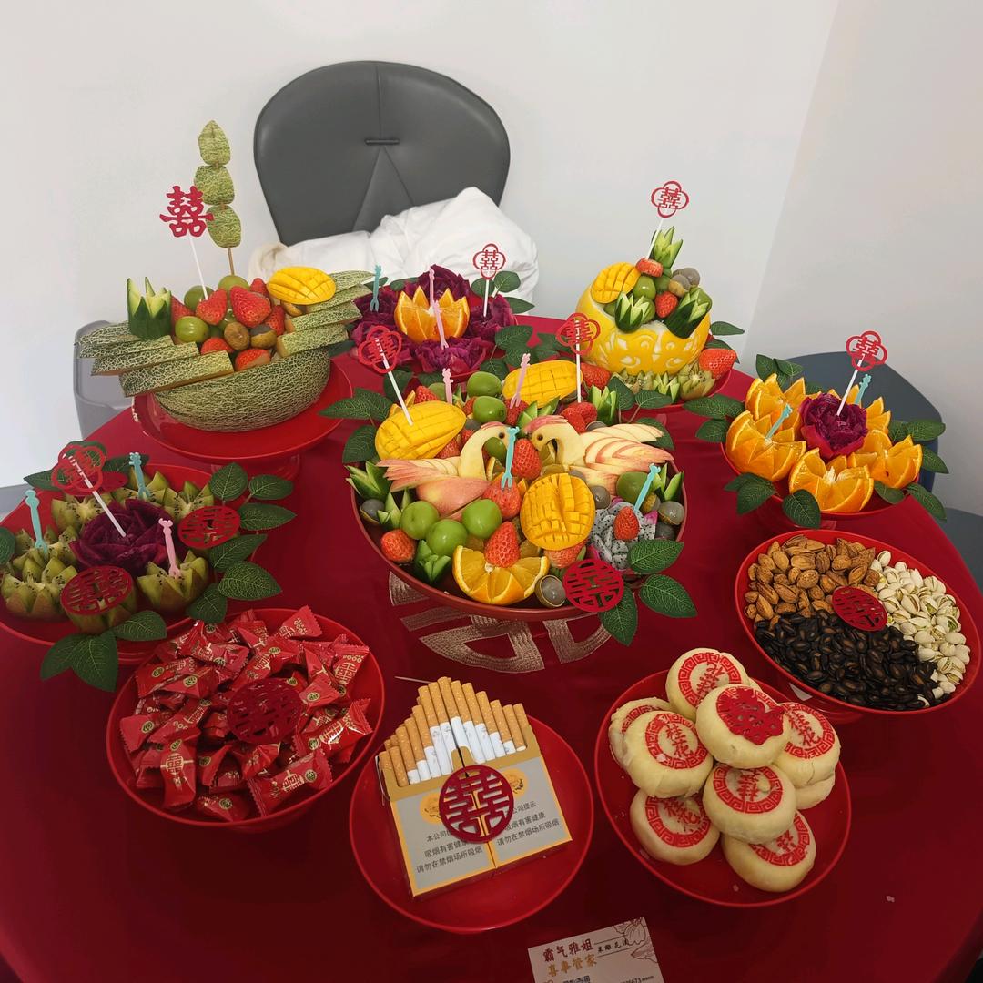 @花馍果雕+跟妆😏