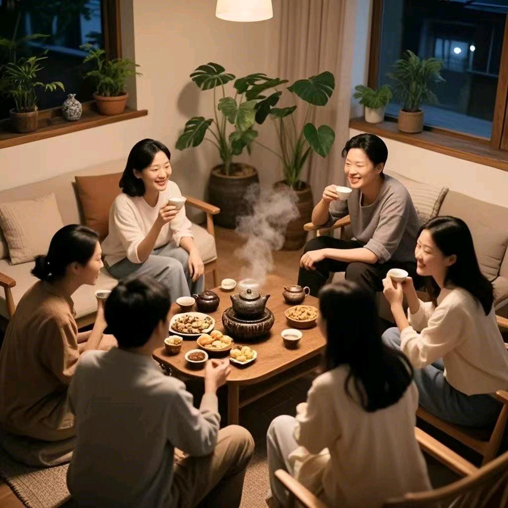 零食茶花会（平常人的家庭情感生活）。
