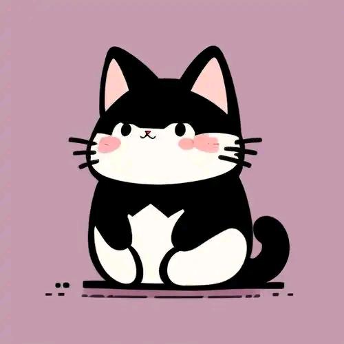一杯奶牛猫