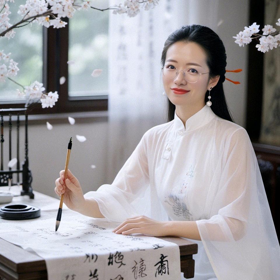 山大附小旁教书法的王老师
