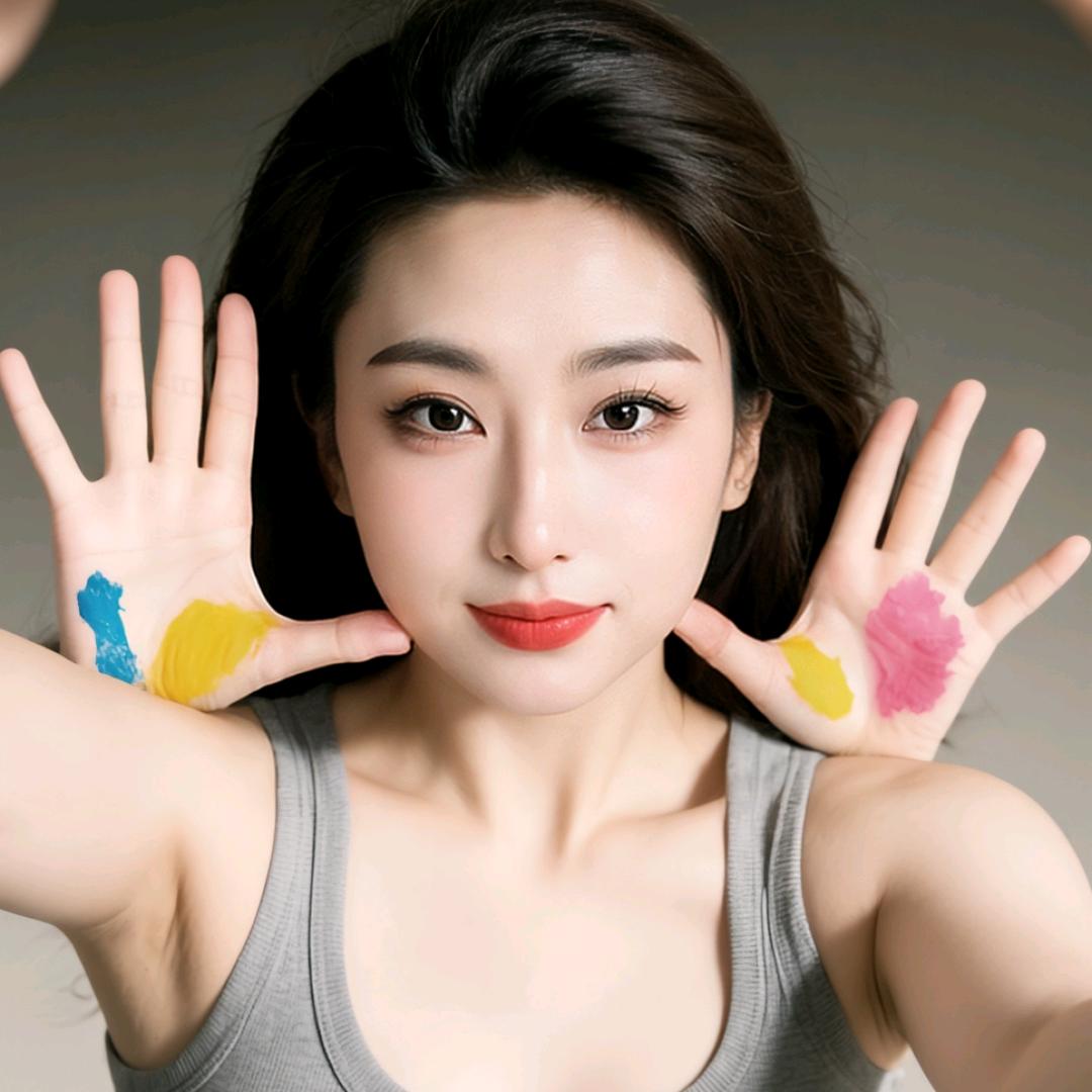 一个在景泰的化妆师