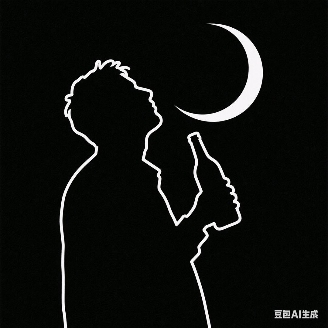 夜酒问月
