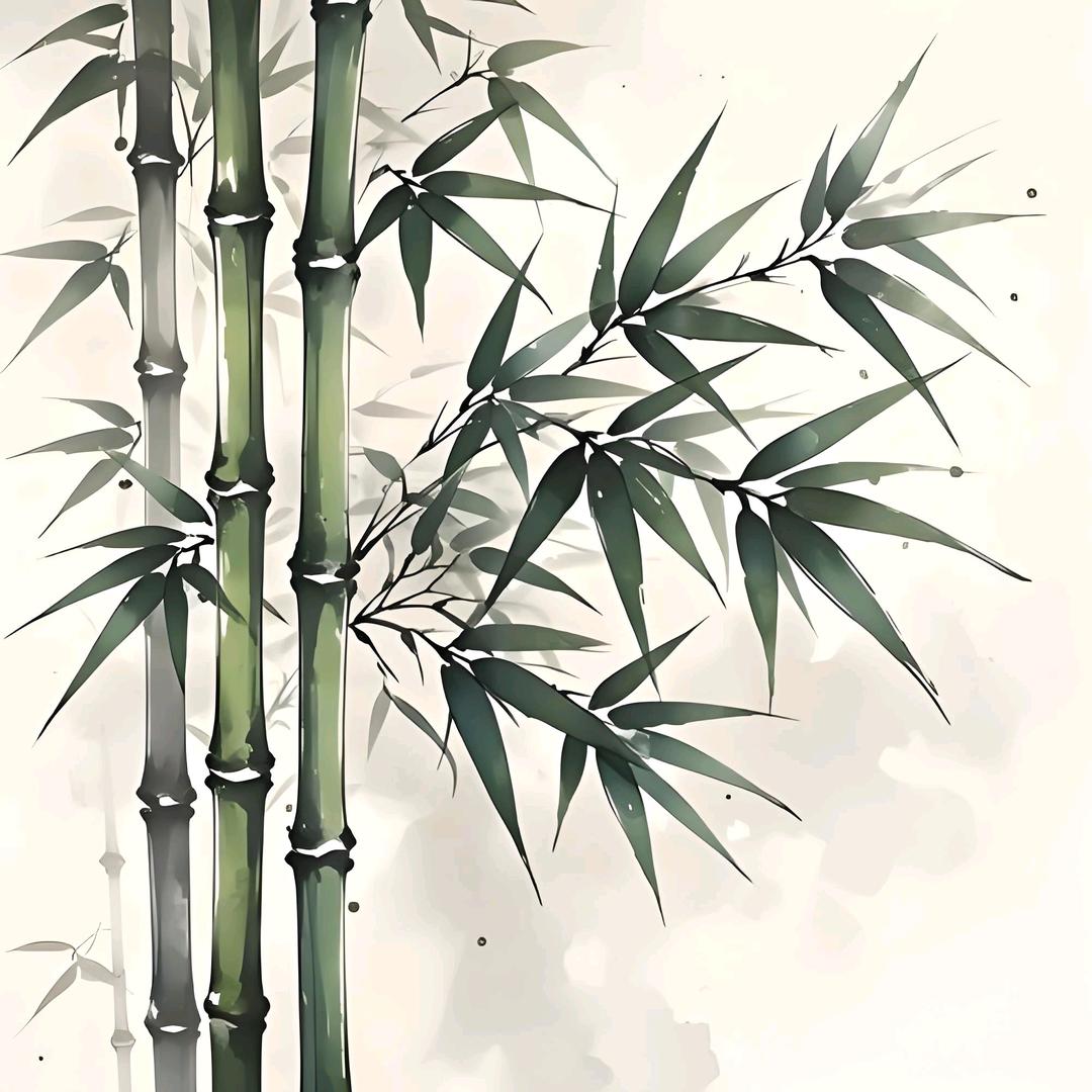 哥不画饼，画竹子