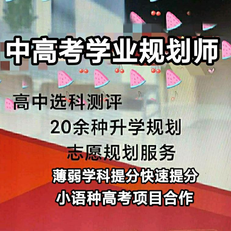 中高考学业规划姚老师