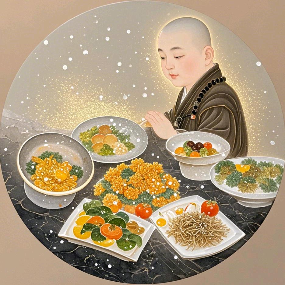 师父的素食
