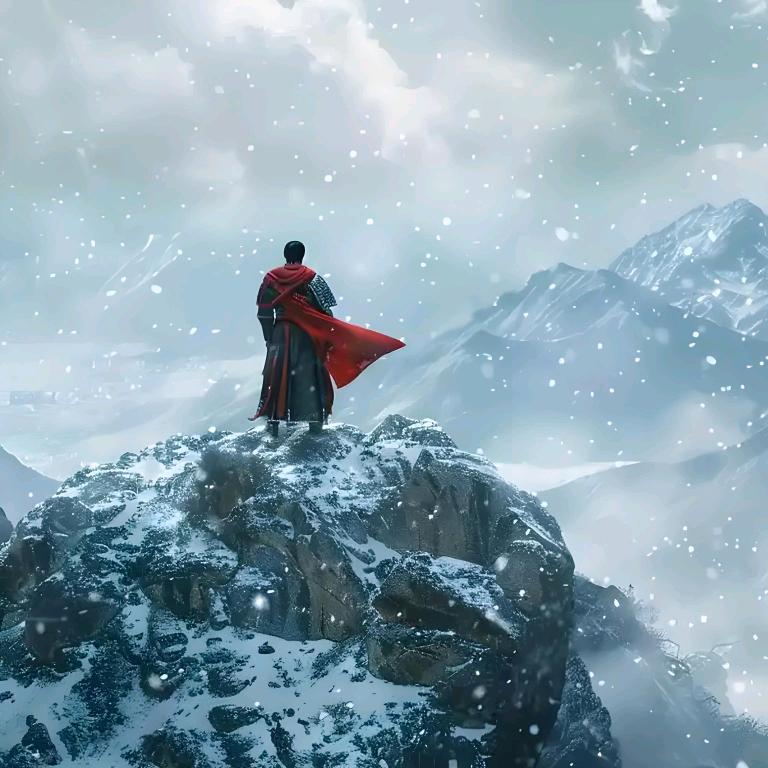 踏雪至山巅