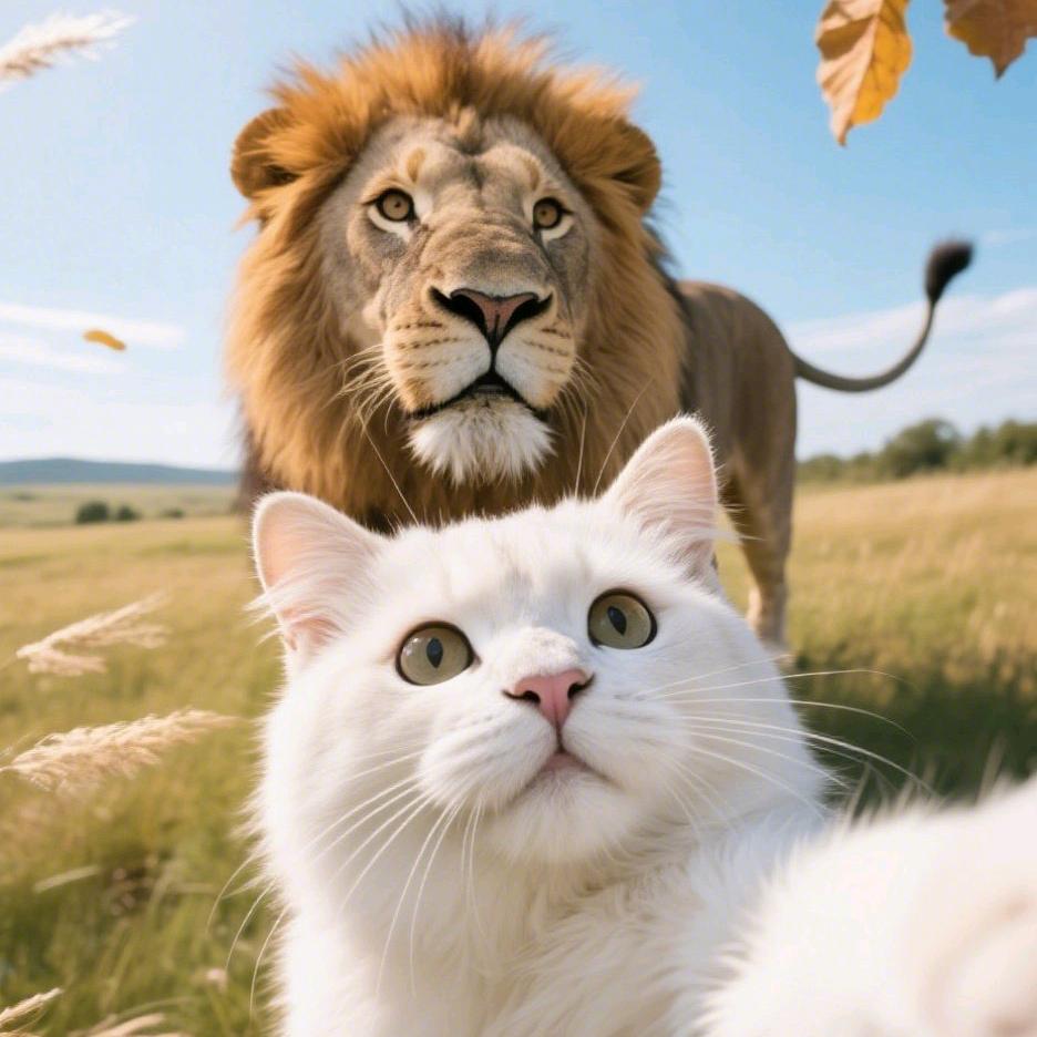 猫咪正在不断旅行
