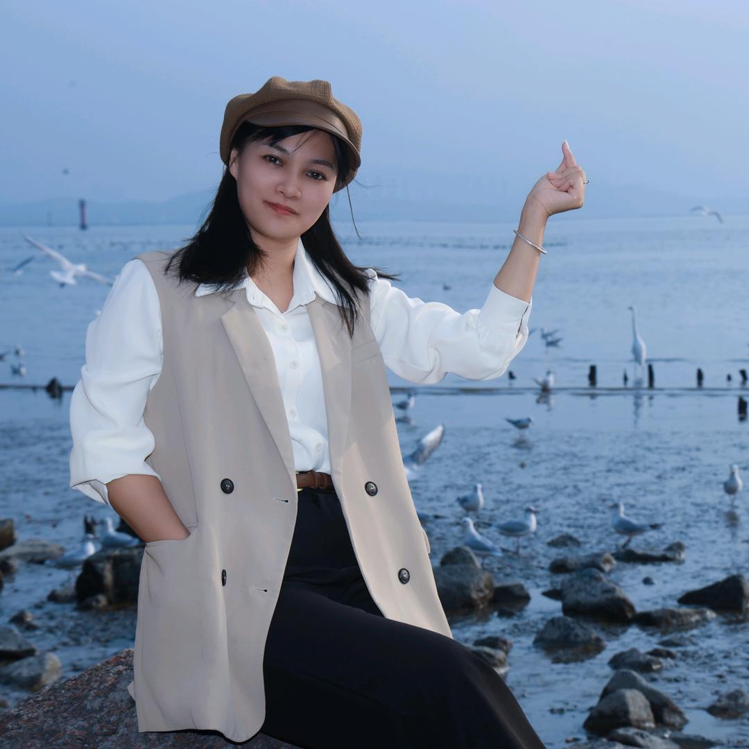 落日海棠