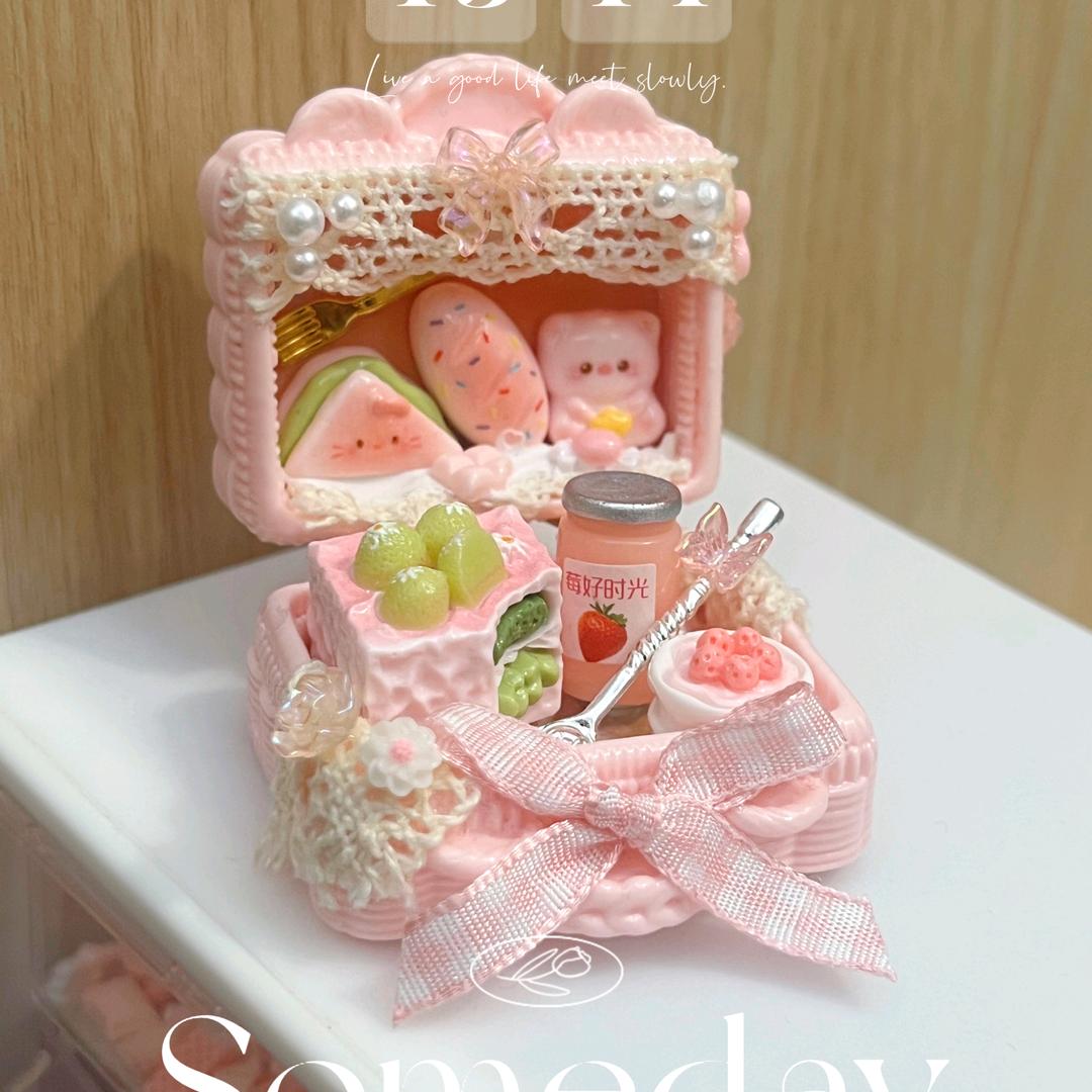 桥下吃柿子（diy手作版）