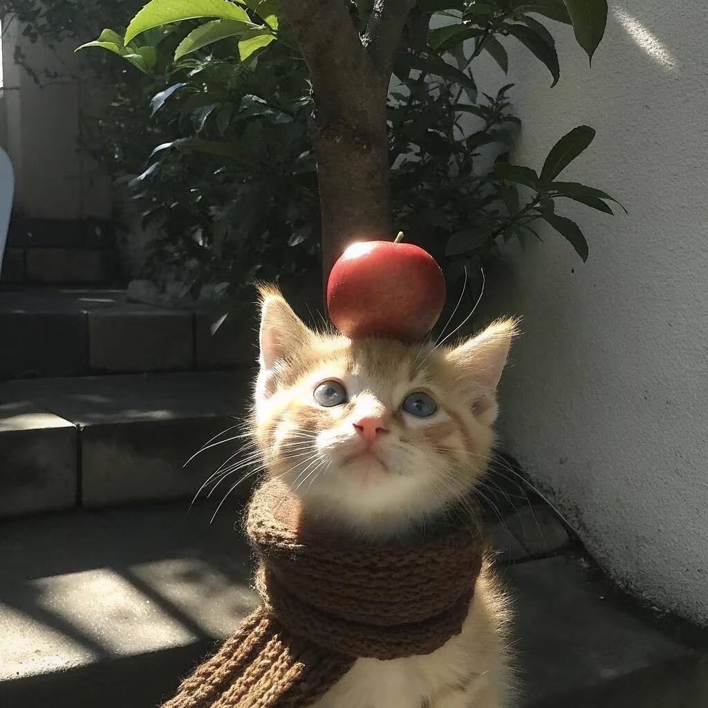 小猫咪倒立吃了两斤臭狗屎