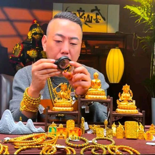 刘爷黄金文玩配饰