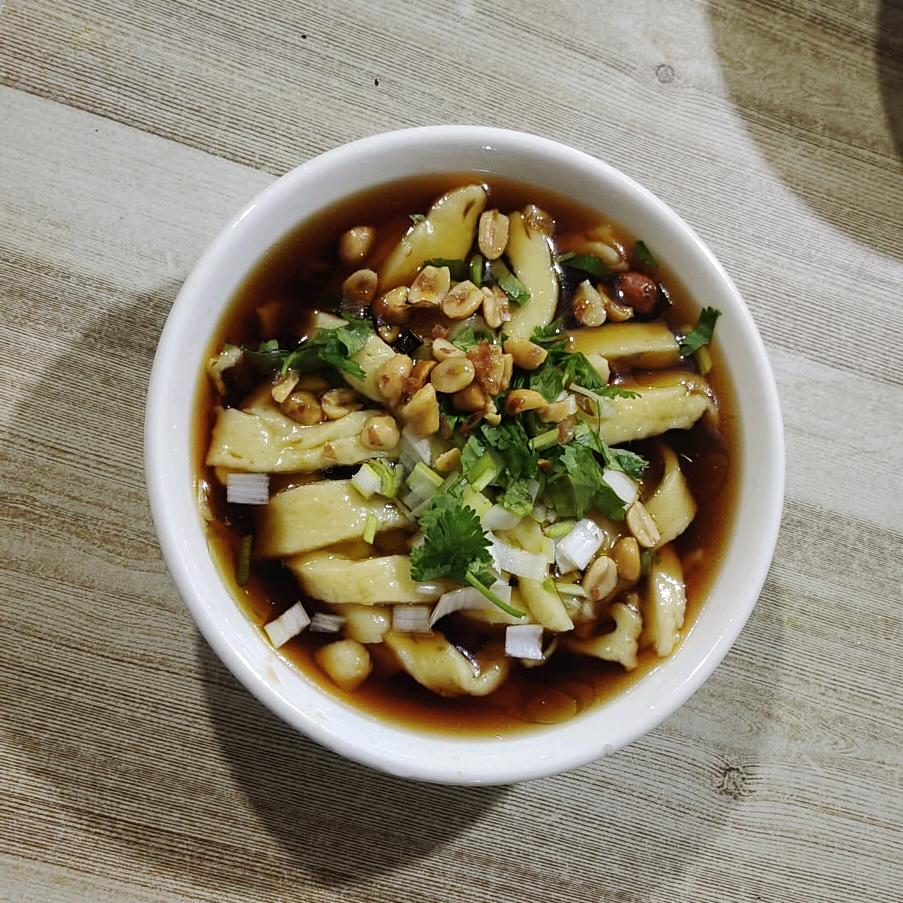 西街老任山药粉刀削面