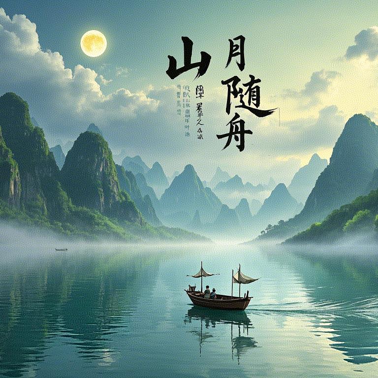 山月随舟