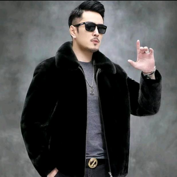 海宁大莹皮草男装专供