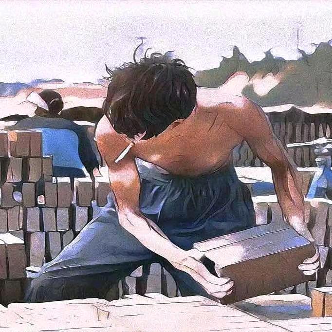 奔跑的男人