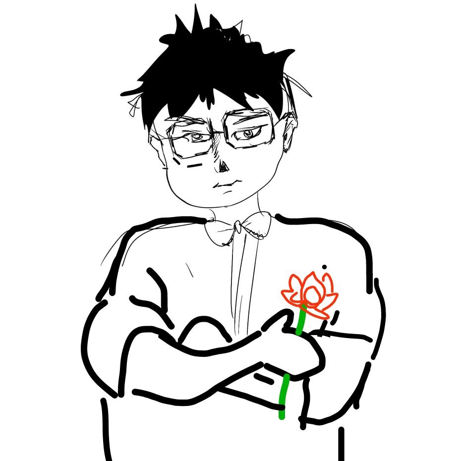 蓝色的开心西红柿