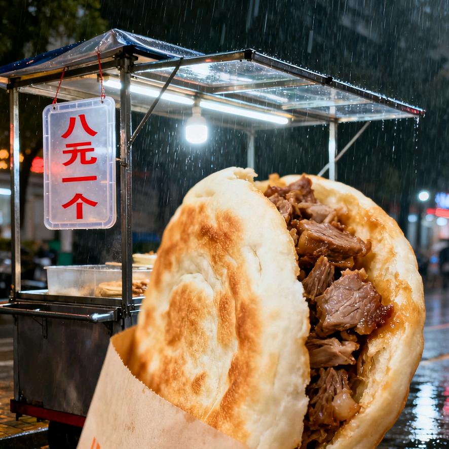 宋北八元夹肉饼