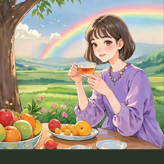 翱翔在蓝天白云上的雄鹰