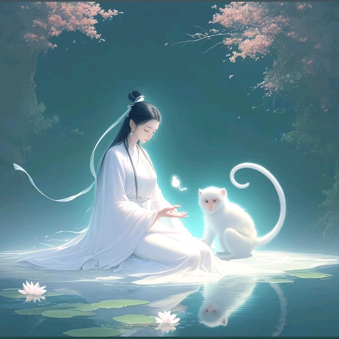 素衣清颜淡若尘