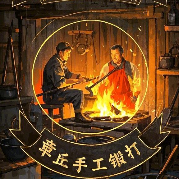 非遗铁匠手工铁锅