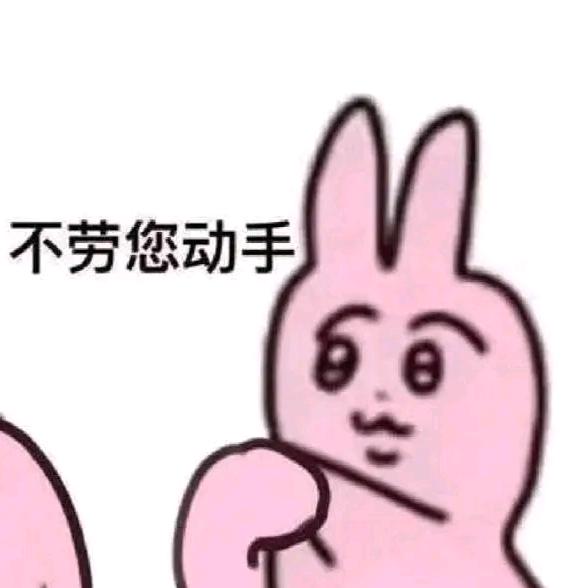 粉红兔子先生　　　　　　　　　   🪳