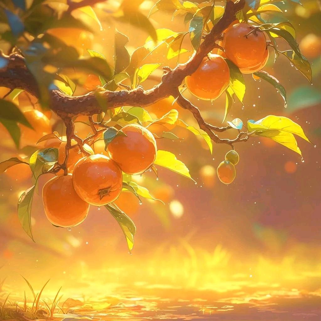 阳光灿烂下的小幸福