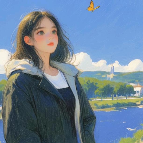 .在凌晨看月亮.