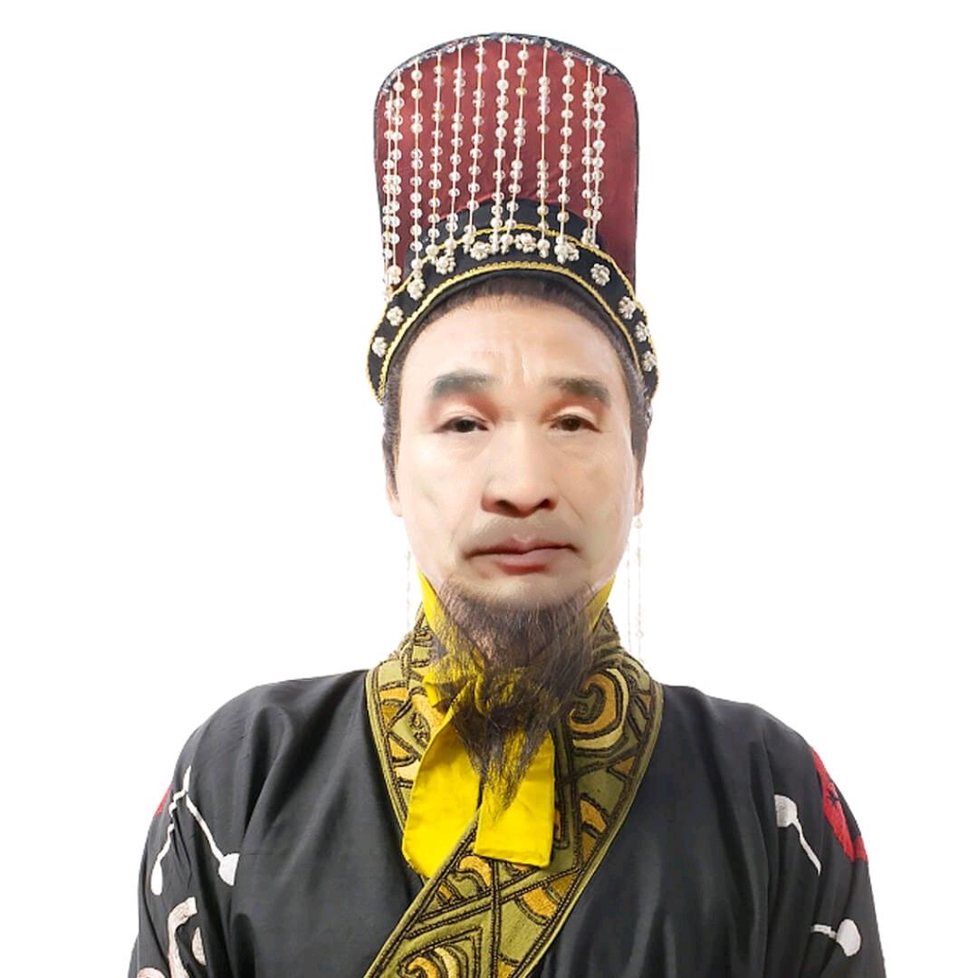 向💰看（手机剪影）