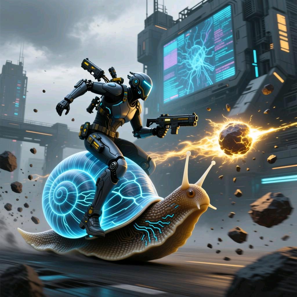 骑着蜗牛追流星