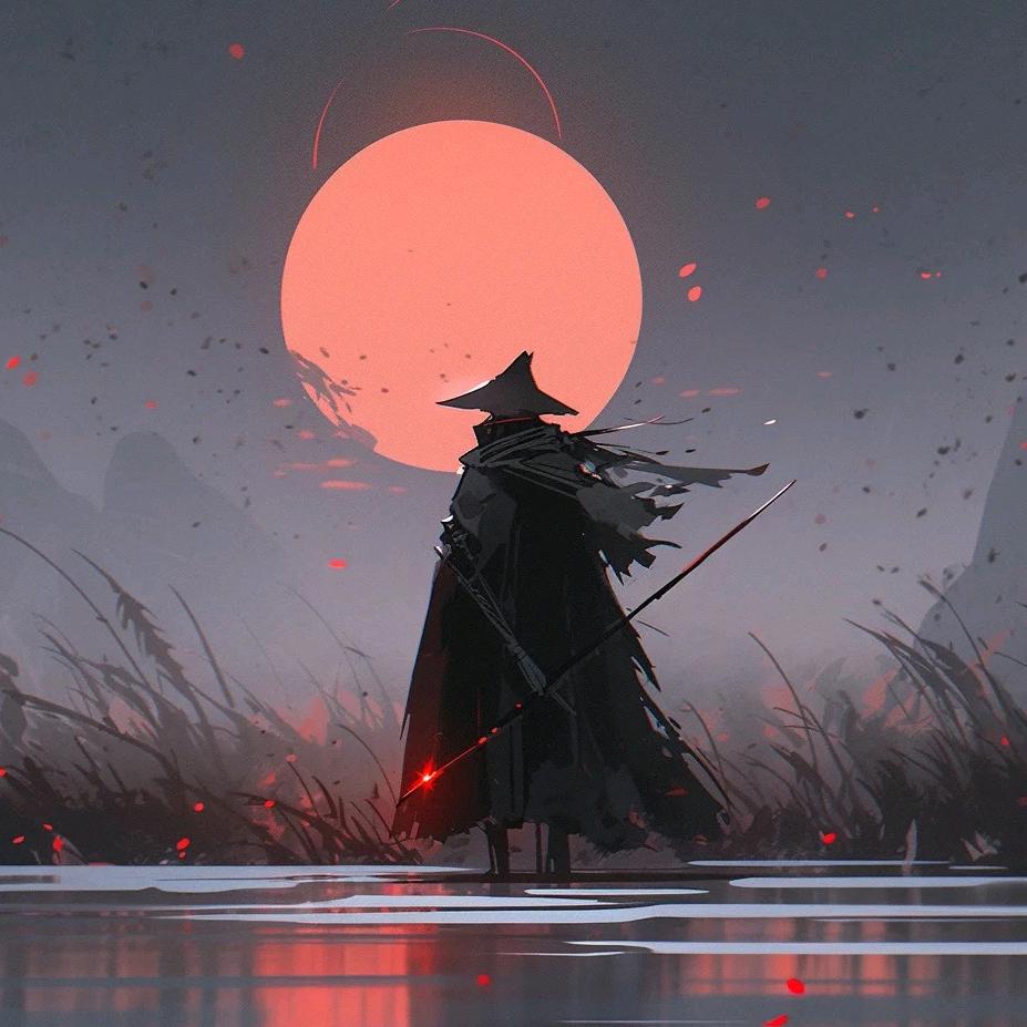 寒江孤影