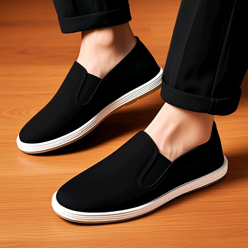 加米羊千层底布鞋