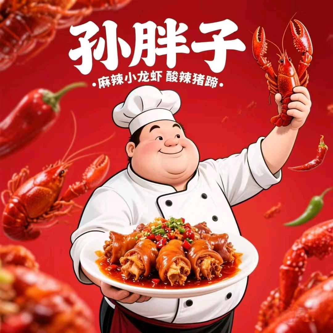 孫胖子 :鲜拌酸辣猪蹄！秘制小龙虾！