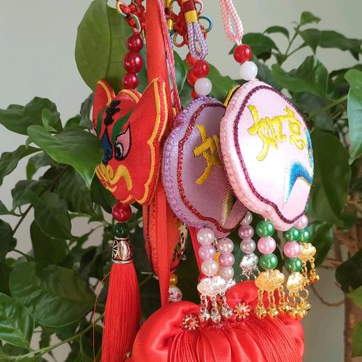 荷包灯笼绣球各种挂件