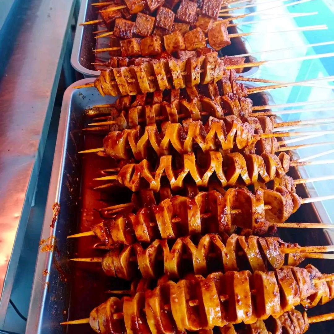 老车家烤面筋，“礼泉店”