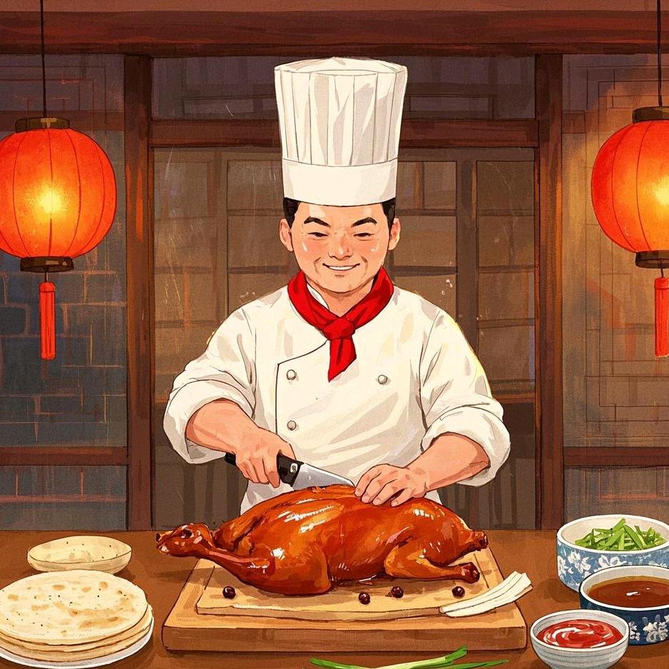 果木烤鸭老张