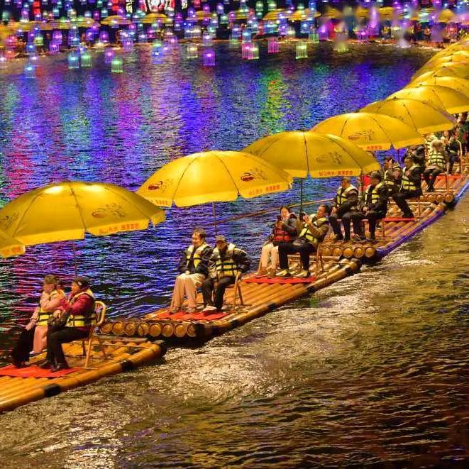 长泰龙津竹筏龙舟