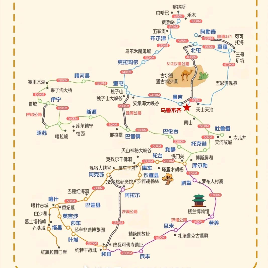 美好的风景在路上