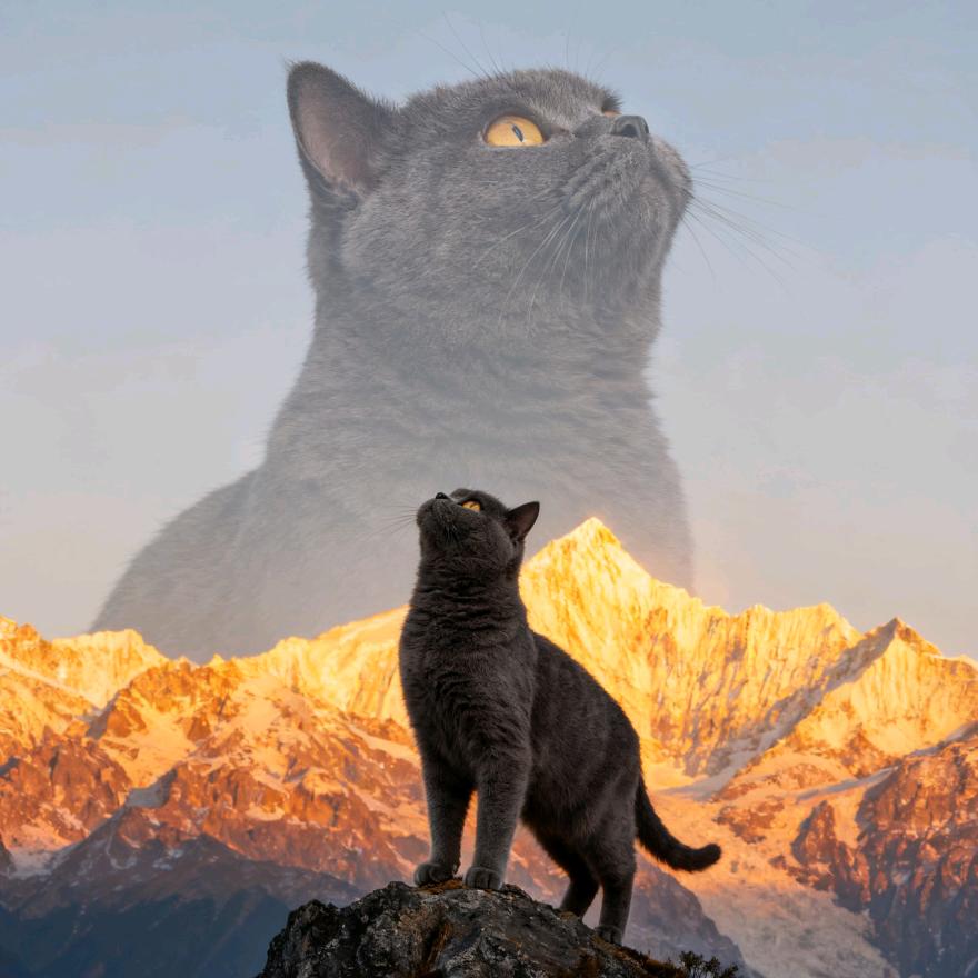 仙乡路中松迎雪